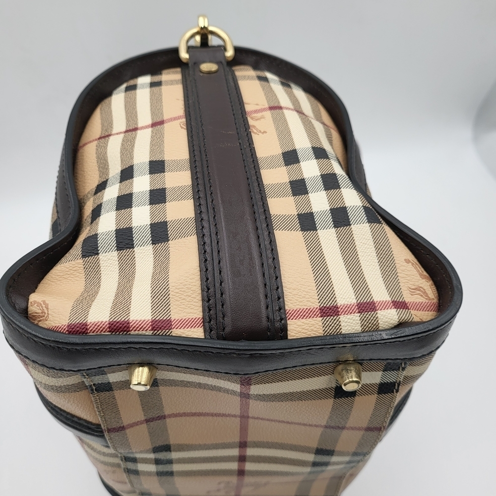 Burberry Alchester Haymarket Medium Top Handle Bag, Authentic... - Picture 8 of 16